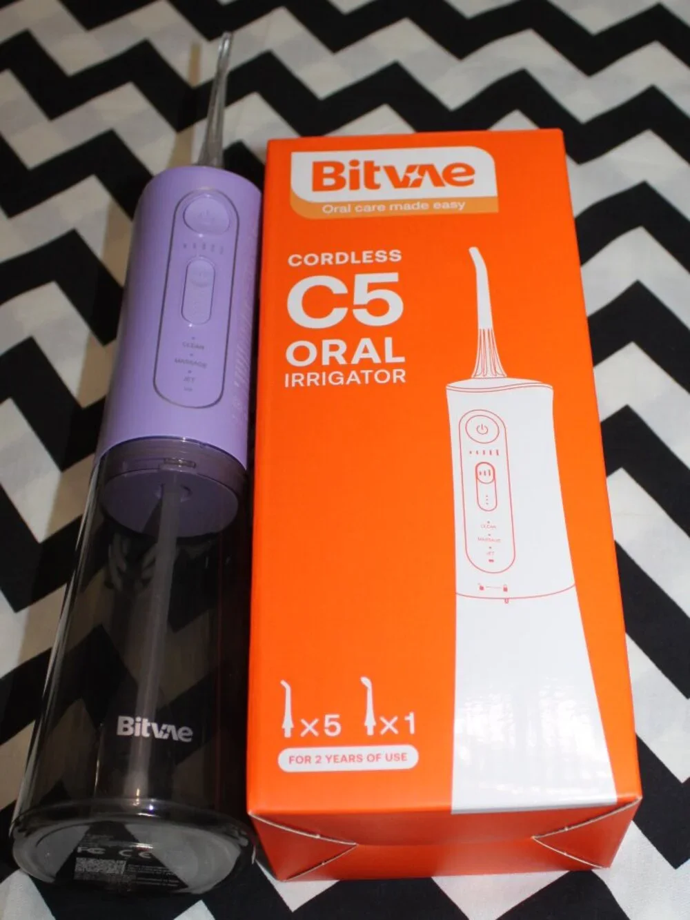 Bitvae Cordless Water Dental Flosser, 3 Modes, 5 Intensities, Waterproof
